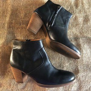 1937 Madewell Winston Zip Code Black Boots Size 10